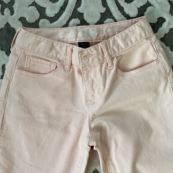 GAP Girls Cream Colour Jeans Size 10 - Picture 2 of 5